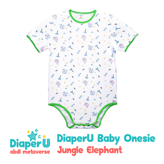 ABDL Onesie - Jungle Elephant