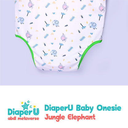 ABDL Onesie - Jungle Elephant