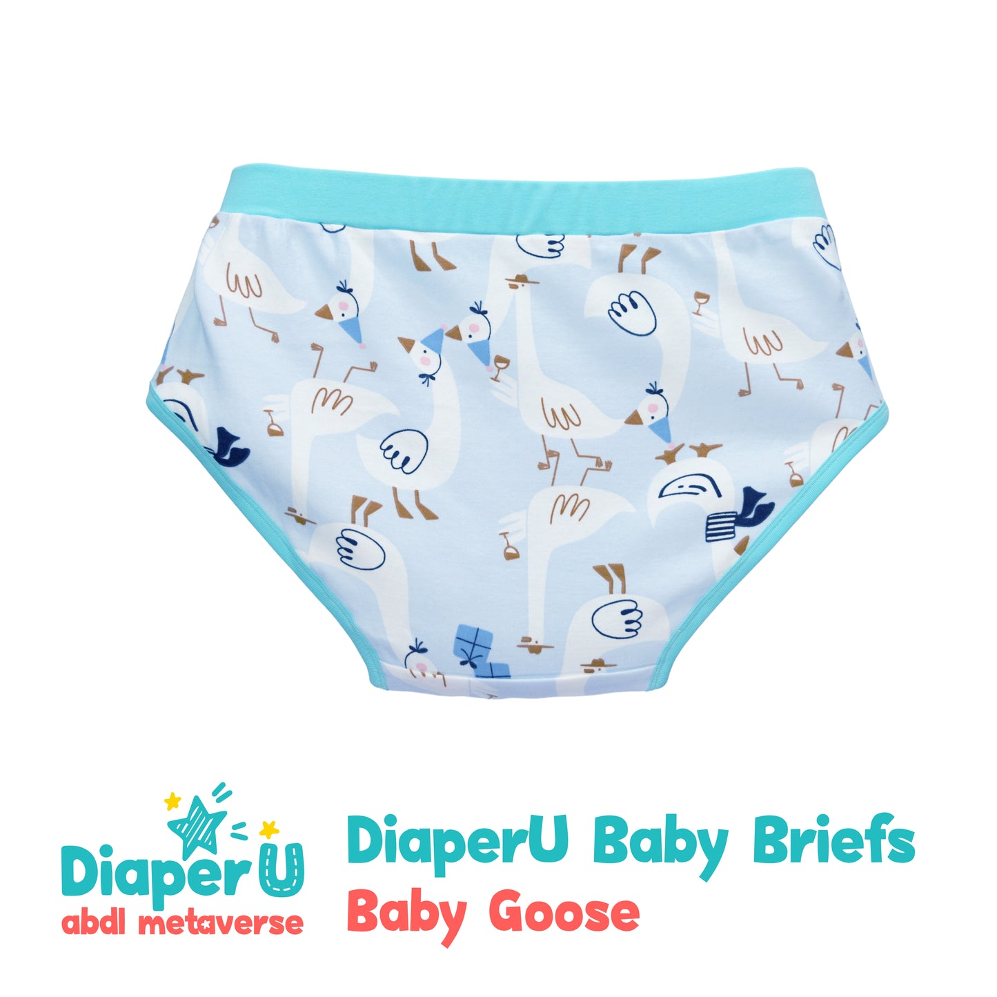 ABDL Cotton Baby Briefs - Baby Goose (Unisex) – DiaperU