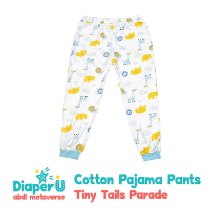 ABDL Cotton Long-Sleeve Pajama Set - Tiny Tails Parade