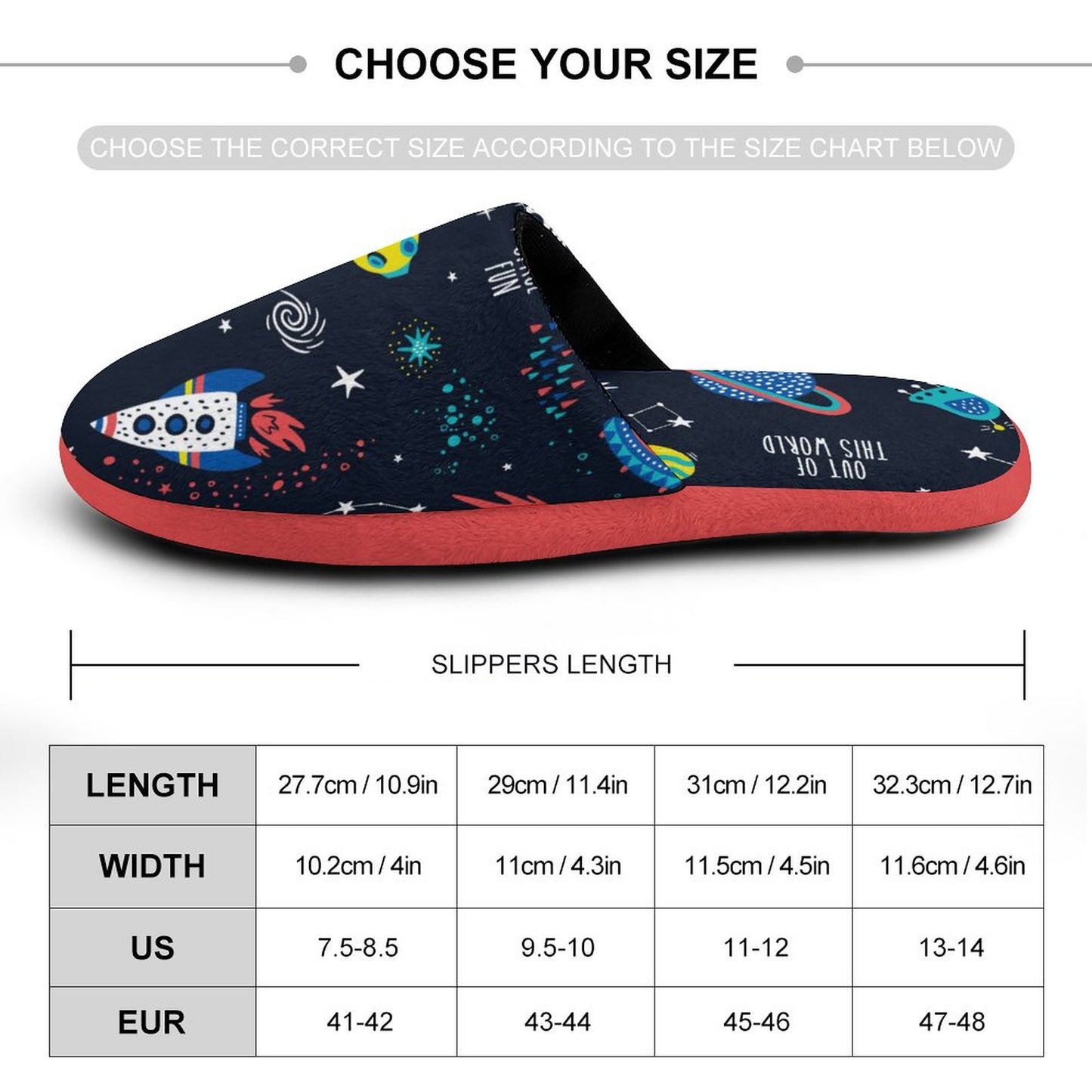 Men Size Extra Warm Slippers - My Little Universe