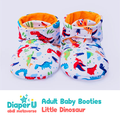 ABDL Baby Booties - Little Dinosaur