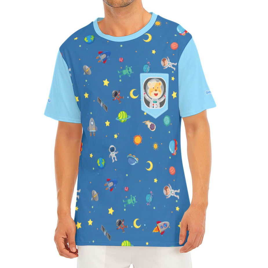 Adult Baby Play Shirt - Baby Astronaut