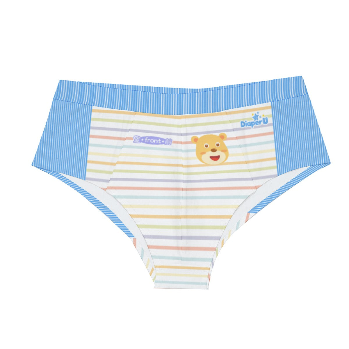 ABDL Adult Baby Boy Briefs Underwear Little Lion 