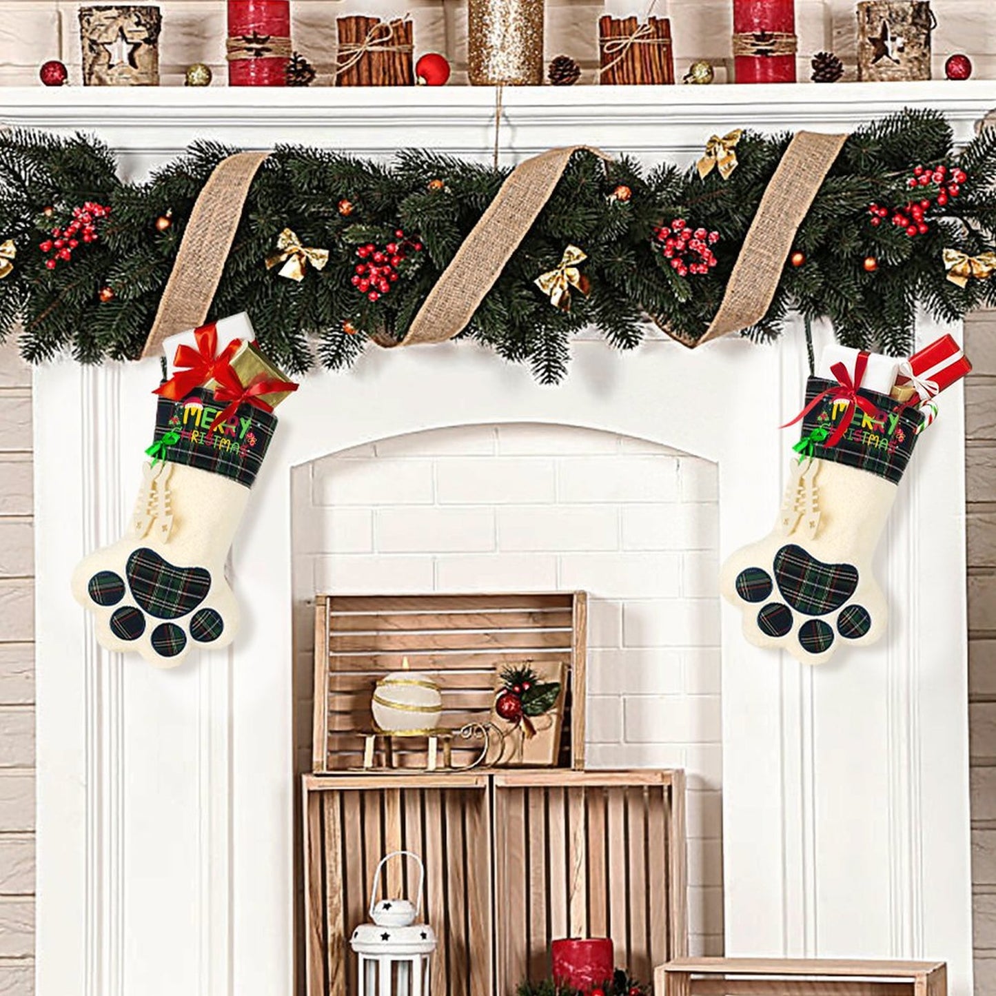 Paw Paw Christmas Socks - Merry Christmas