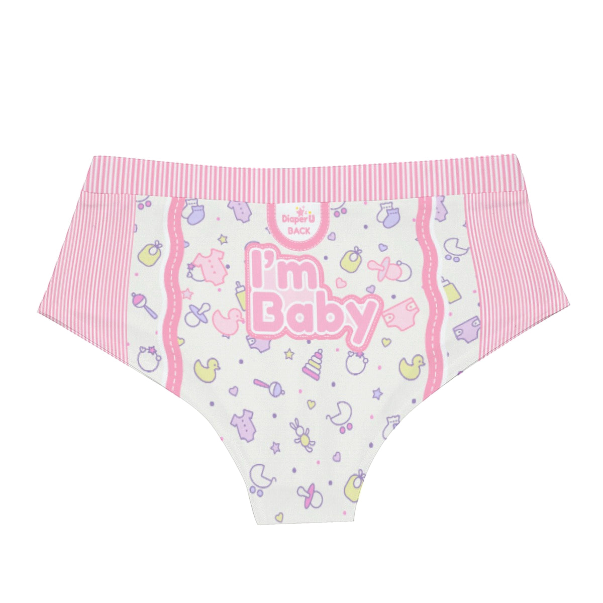 Baby Boy Briefs - I'm Baby (Baby Pink)