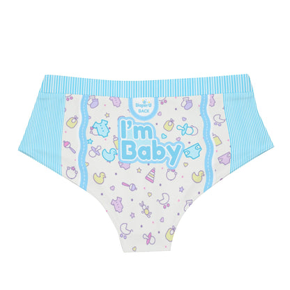 Baby Boy Briefs - I'm Baby (Baby Blue)