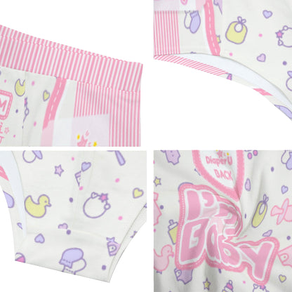Baby Boy Briefs - I'm Baby (Baby Pink)