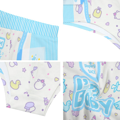 Baby Boy Briefs - I'm Baby (Baby Blue)
