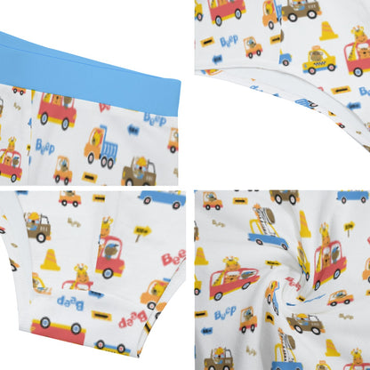 Baby Boy Briefs - Blue Animals