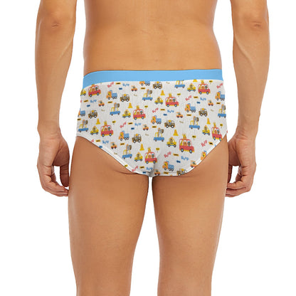 Baby Boy Briefs - Blue Animals