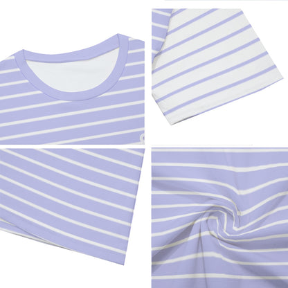 Adult Baby Play Shirt - Purple Hippo