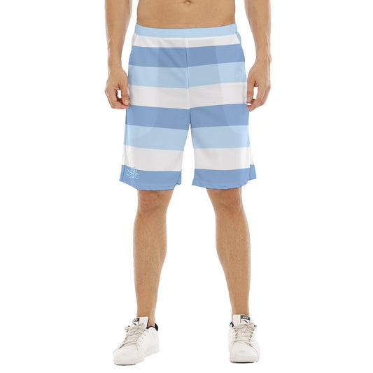 Adult Baby Play Shorts - Azure