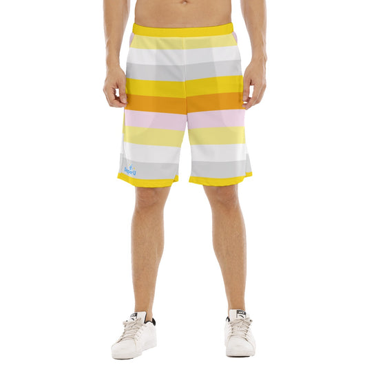 Adult Baby Play Shorts - Yellow