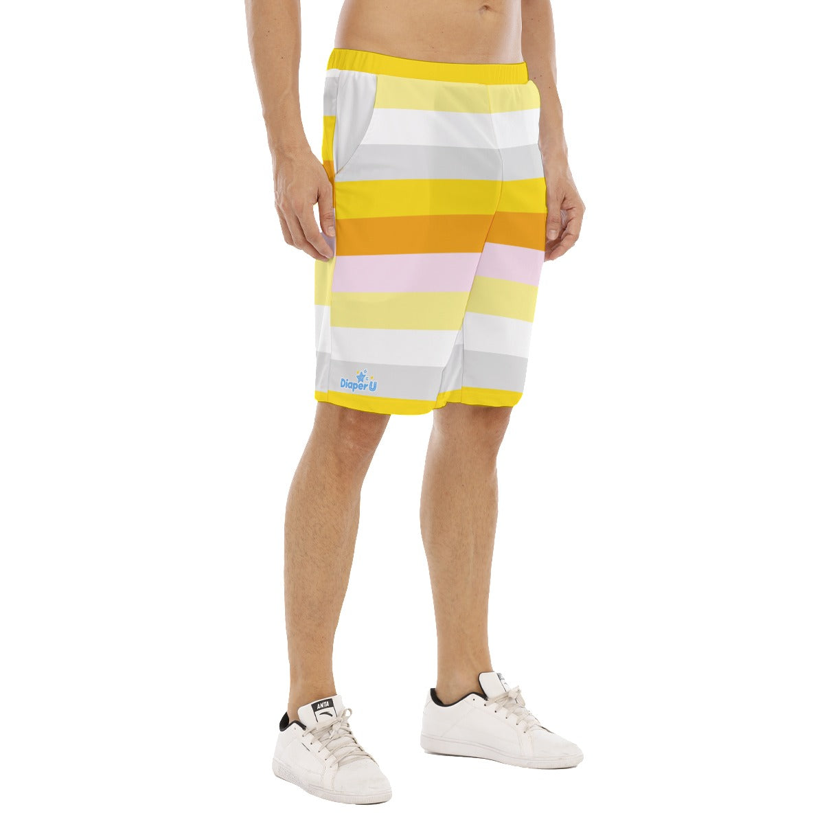 Adult Baby Play Shorts - Yellow