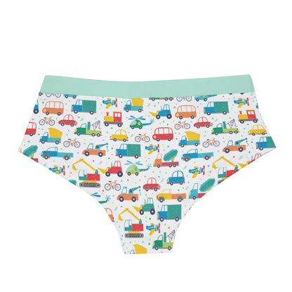 Baby Boy Briefs - Green Cars