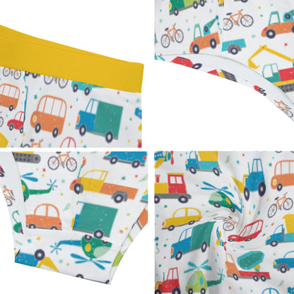 Baby Boy Briefs - Yellow Cars