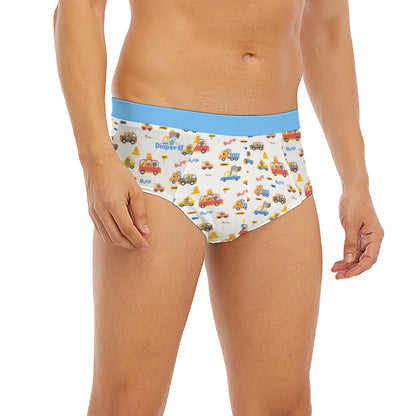 Baby Boy Briefs - Blue Animals