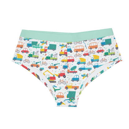 Baby Boy Briefs - Green Cars