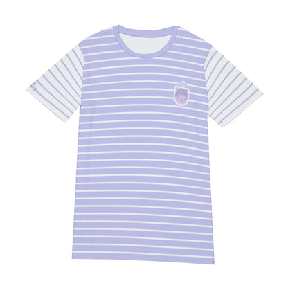 Adult Baby Play Shirt - Purple Hippo