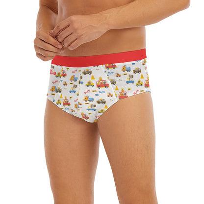 Baby Boy Briefs - Red Animals