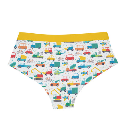 Baby Boy Briefs - Yellow Cars