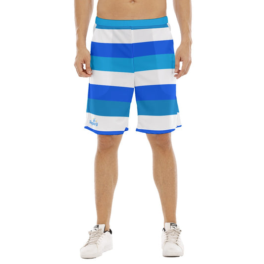 Adult Baby Play Shorts - Blue