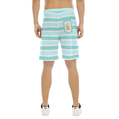 Adult Baby Play Shorts - Aqua