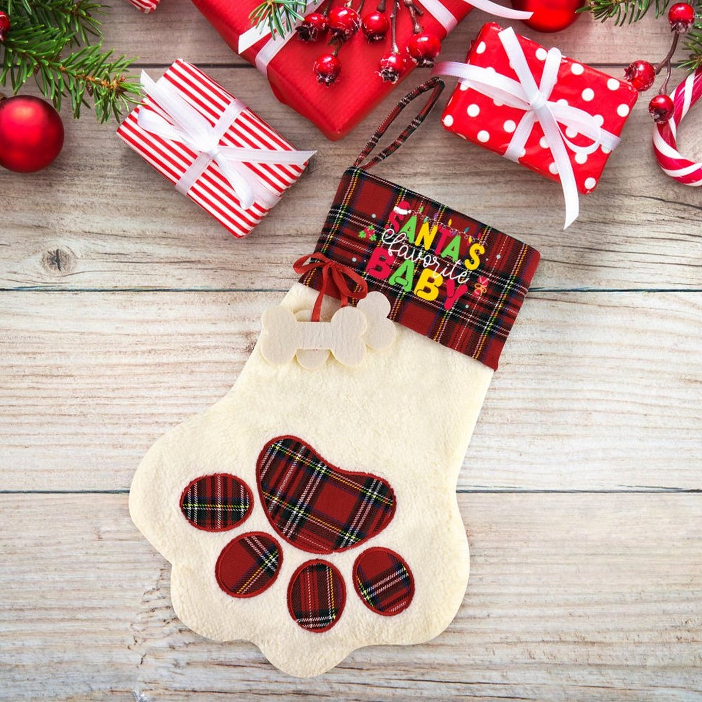 Paw Paw Christmas Socks - Santa's Favorite Baby
