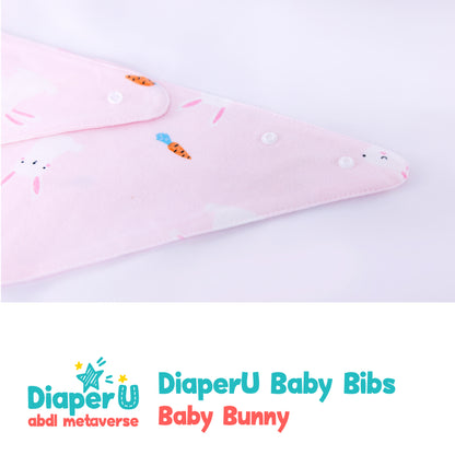 ABDL Baby Bibs - Baby Bunny (Adult Size)