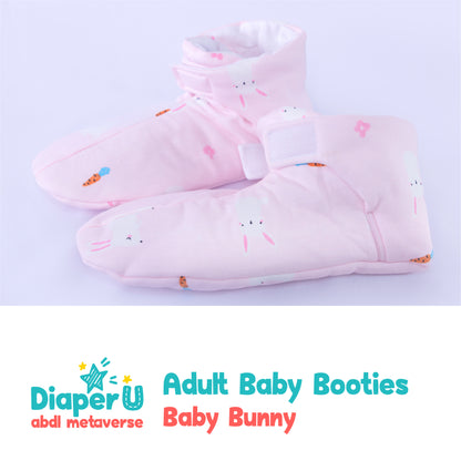 ABDL Baby Booties - Baby Bunny