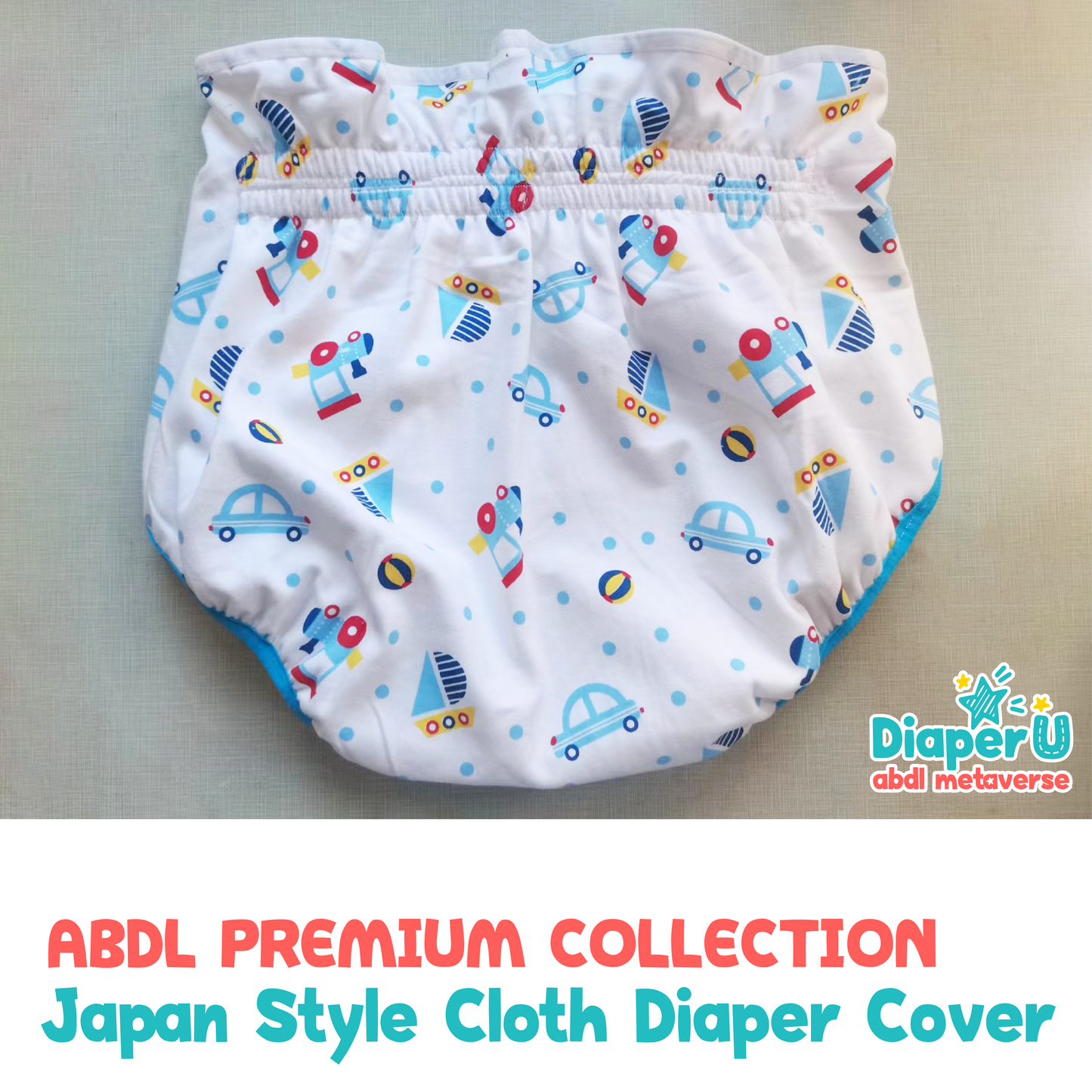 Japan Cloth Diaper Cover - Little Cars