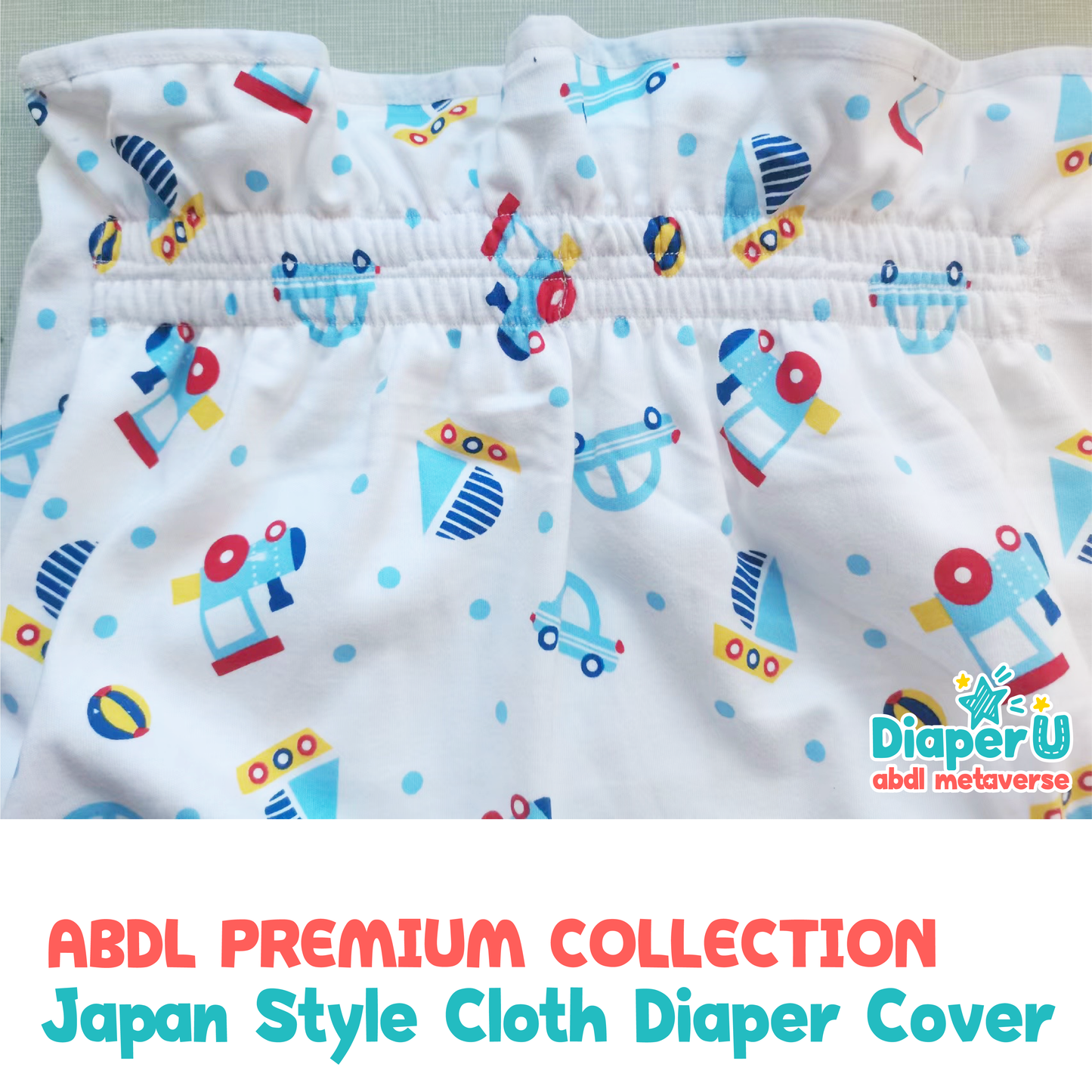 Japan Cloth Diaper Cover - Little Cars