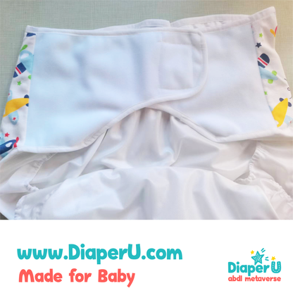 Japan Cloth Diaper Cover - Airplane