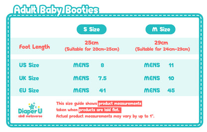 ABDL Baby Booties - Shark & Whale