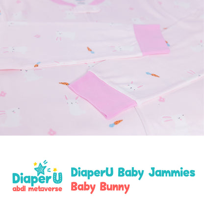 ABDL Footed Jammies - Baby Bunny