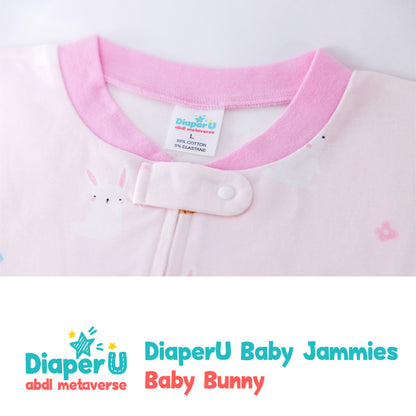 ABDL Footed Jammies - Baby Bunny