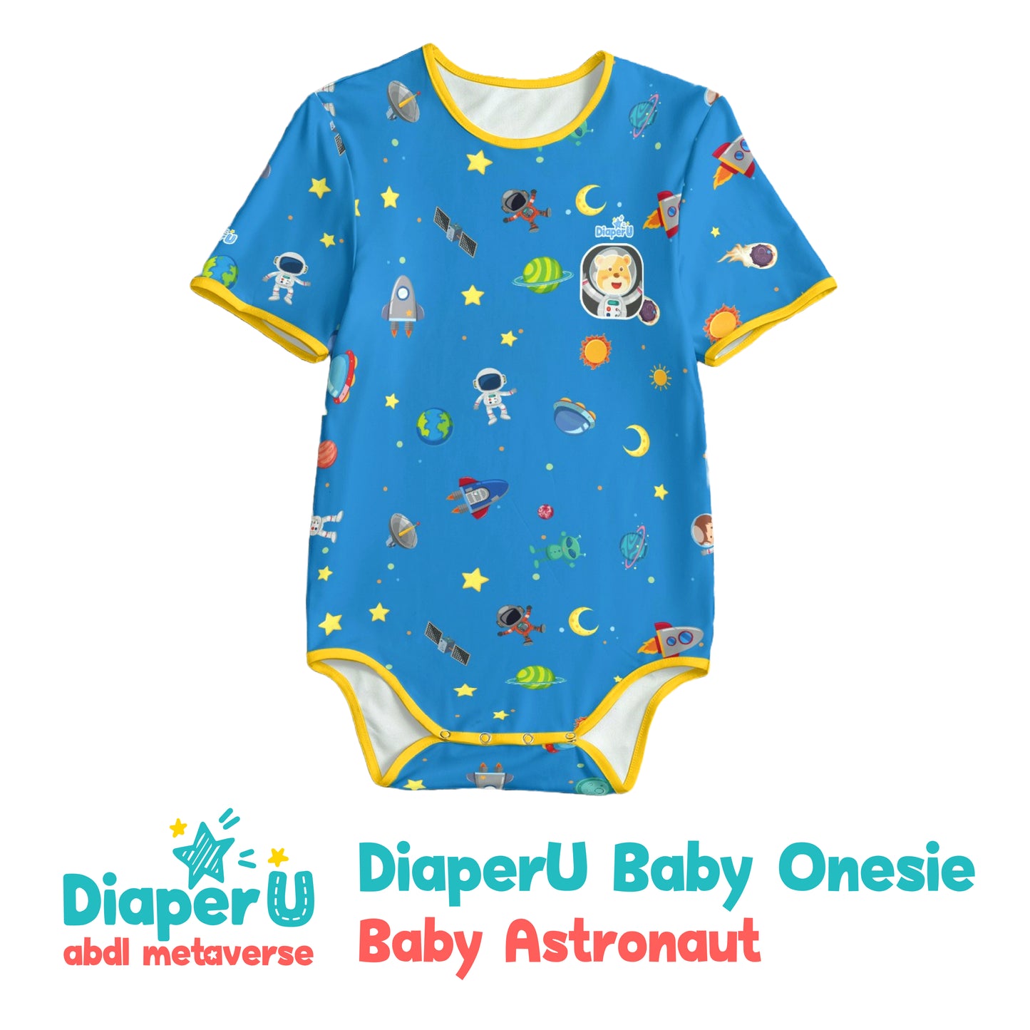 ABDL Onesie - Baby Astronaut