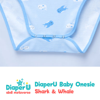 ABDL Onesie - Shark & Whale