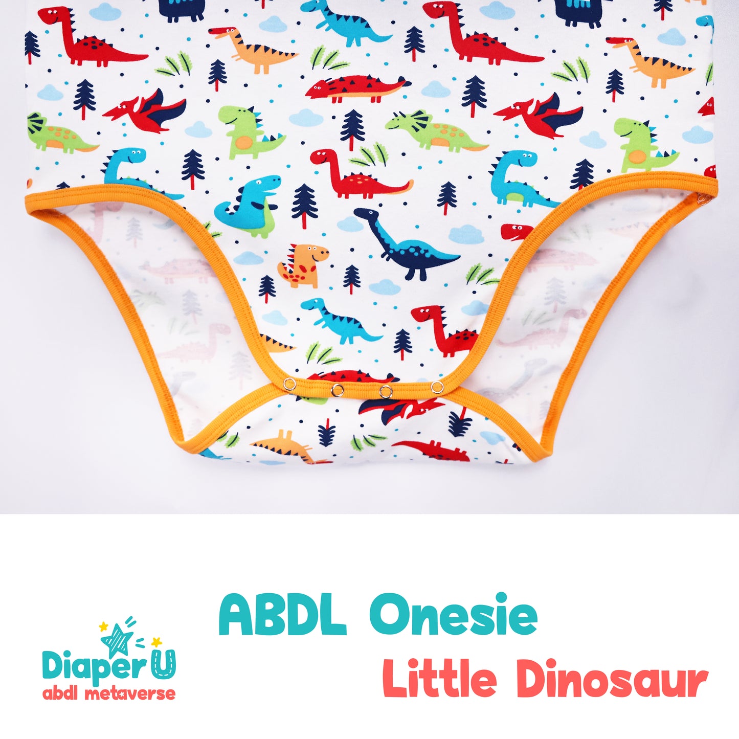 ABDL Onesie - Little Dinosaur