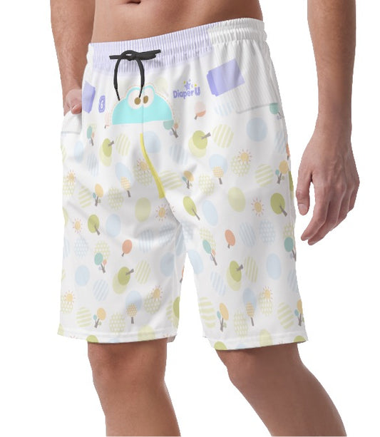 Adult Baby Play Shorts with Drawstring