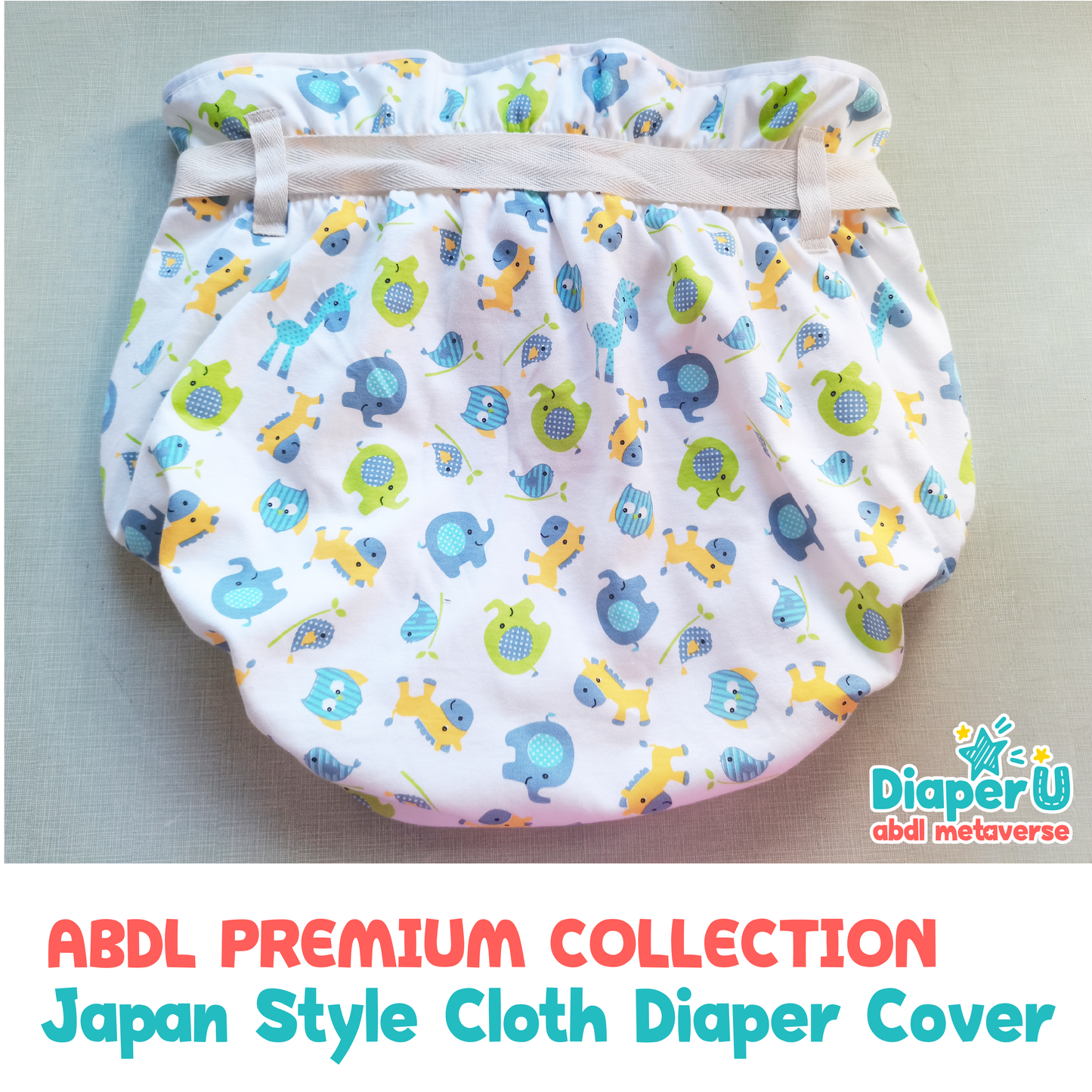 Japan Cloth Diaper Cover - Baby Animals