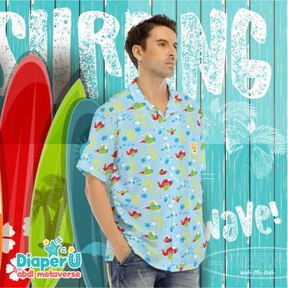 Adult Baby Hawaiian Shirt - Baby Bear
